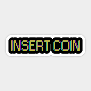 Insert Coin Sticker